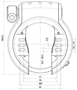 AXA Antivol De Cadre Defender Retractable -Promos Vélo Accessoires Boutique Axa Defender Retractable Rahmenschloss 55665195V405SC e