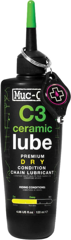 Muc-Off C3 Ceramic Dry Lube Lubrifiant Pour Chaînes -Promos Vélo Accessoires Boutique C3DryCeramicLubeKettenSchmiermittel120ml 1zF4e5fUWfiOrr
