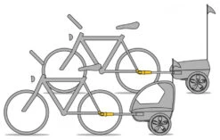 Weber EP Accouplement Pletscher Système De Support -Promos Vélo Accessoires Boutique EH Kupplung Hebie Standersystem KU 02 000 12 04