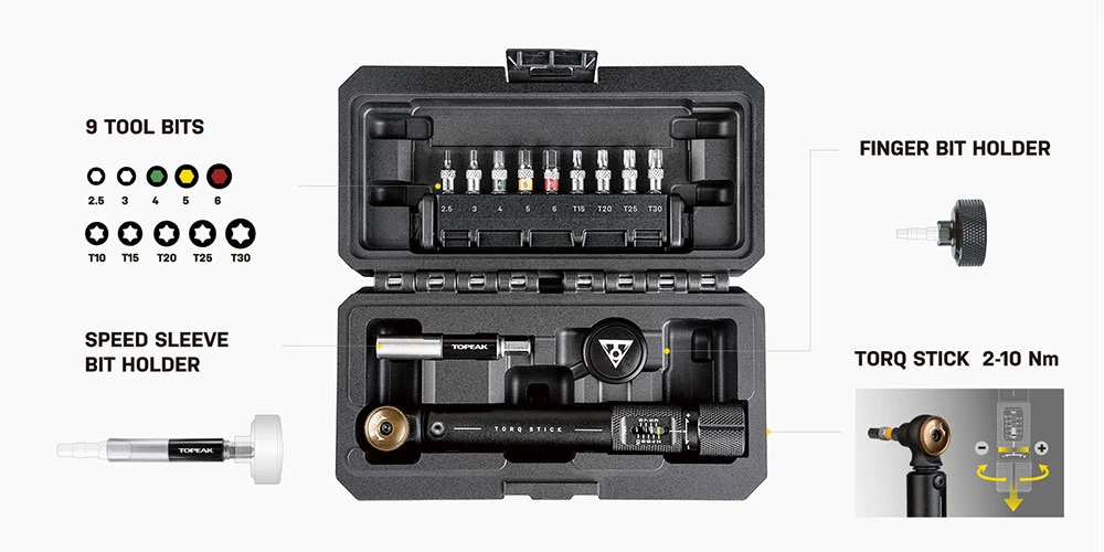 Topeak Clé Dynamométrique Torq Stick Pro 2-10 Nm 5 Topeak Clé Dynamométrique Torq Stick Pro 2-10 Nm – Image 5