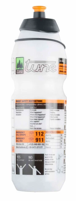 Tune Porte-bidon à Droite En Carbone + 750ml -Promos Vélo Accessoires Boutique Tune Flasche 750mm