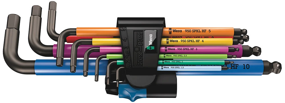 Wera 950/9 Hex-Plus Multicolour HF 1 Jeu De Clés Mâles Coudées 1 Wera 950/9 Hex-Plus Multicolour HF 1 Jeu De Clés Mâles Coudées