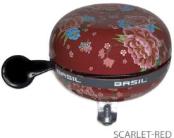 BASIL Sonnette De Vélo Bloom 80mm 5 BASIL Sonnette De Vélo Bloom 80mm -Promos Vélo Accessoires Boutique basil bloom fahrradklingel 80 mm rot mit blumen
