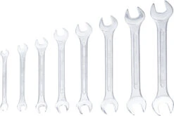 Jeu De Clés à Fourche Double 8 Pièces -Promos Vélo Accessoires Boutique bgs technic 1182 02 Doppel Maulschlussel Satz 8 teilig