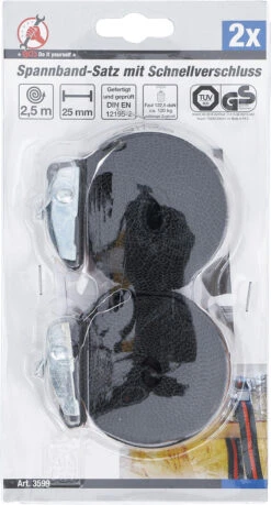 Jeu De Bandes De Serrage Avec Fermeture Rapide (2 Pièces) -Promos Vélo Accessoires Boutique bgs technic 3599 Spannband Satz mit Schnellverschluss 2 Stuck 3