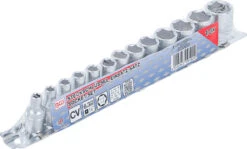 Jeu De Douilles Hexagonales 1/4 -Promos Vélo Accessoires Boutique bgs technic 9102 20126702 Steckschlusseleinsatz Satz Sechskant 14 4