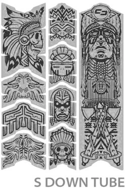 Unscratch Frame Film De Protection Pour Cadre - Tatanka Black Matt -Promos Vélo Accessoires Boutique unleazhed 20117762 Unscratch Frame Rahmenschutzfolie Tatanka Black Matt 3